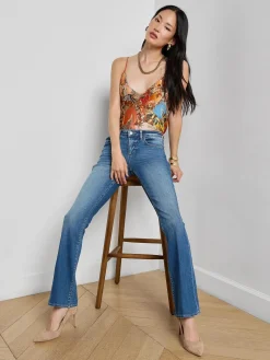 Cara Low-Rise Bootcut Jean