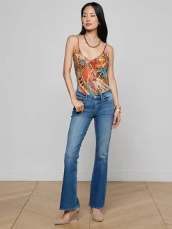 Cara Low-Rise Bootcut Jean