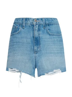 Clark Distressed Jean Short