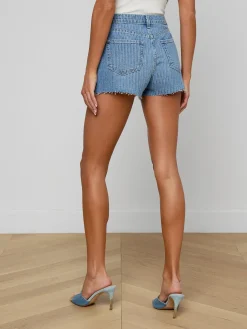 Clark Distressed Jean Short
