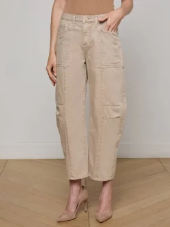 Cody Cropped Barrel-Leg Jean