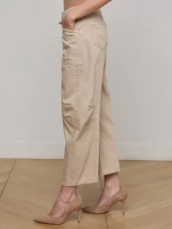 Cody Cropped Barrel-Leg Jean