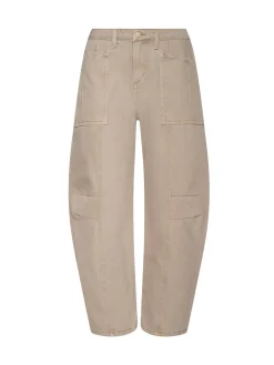 Cody Cropped Barrel-Leg Jean