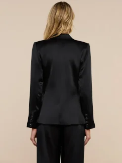 Colin Silk Charmeuse Blazer