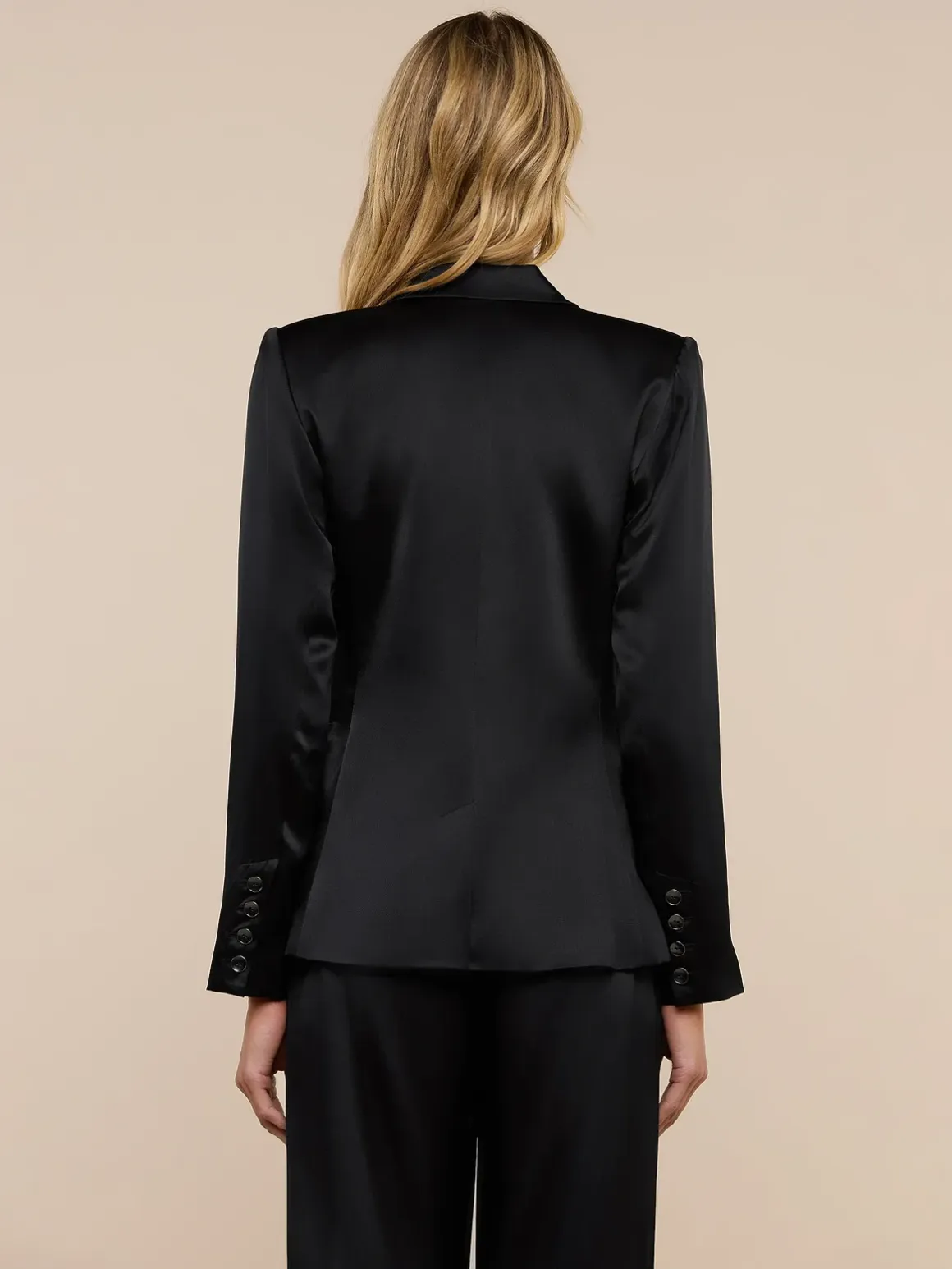 Colin Silk Charmeuse Blazer