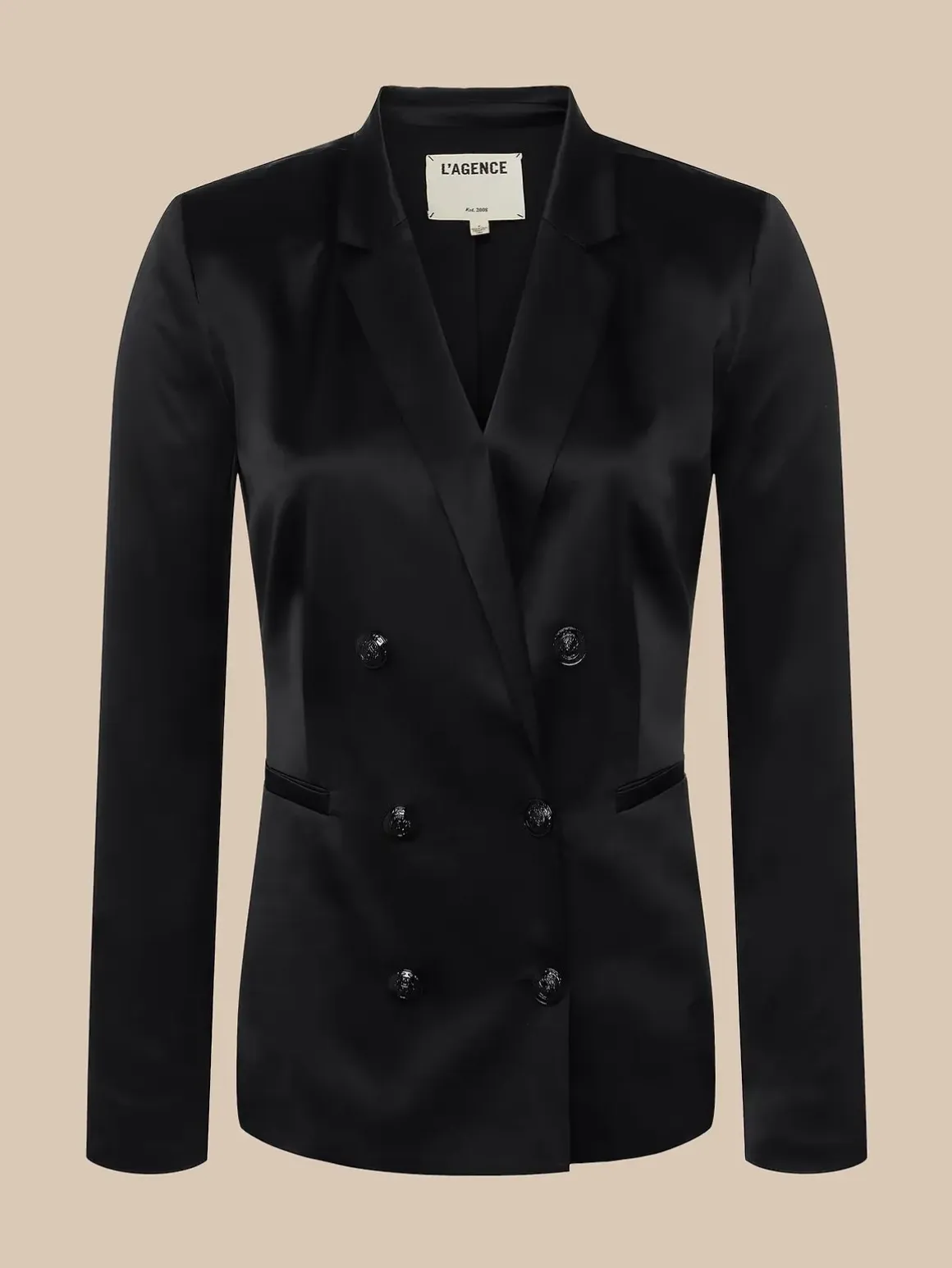 Colin Silk Charmeuse Blazer