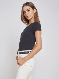 Cory Cotton Scoopneck Tee