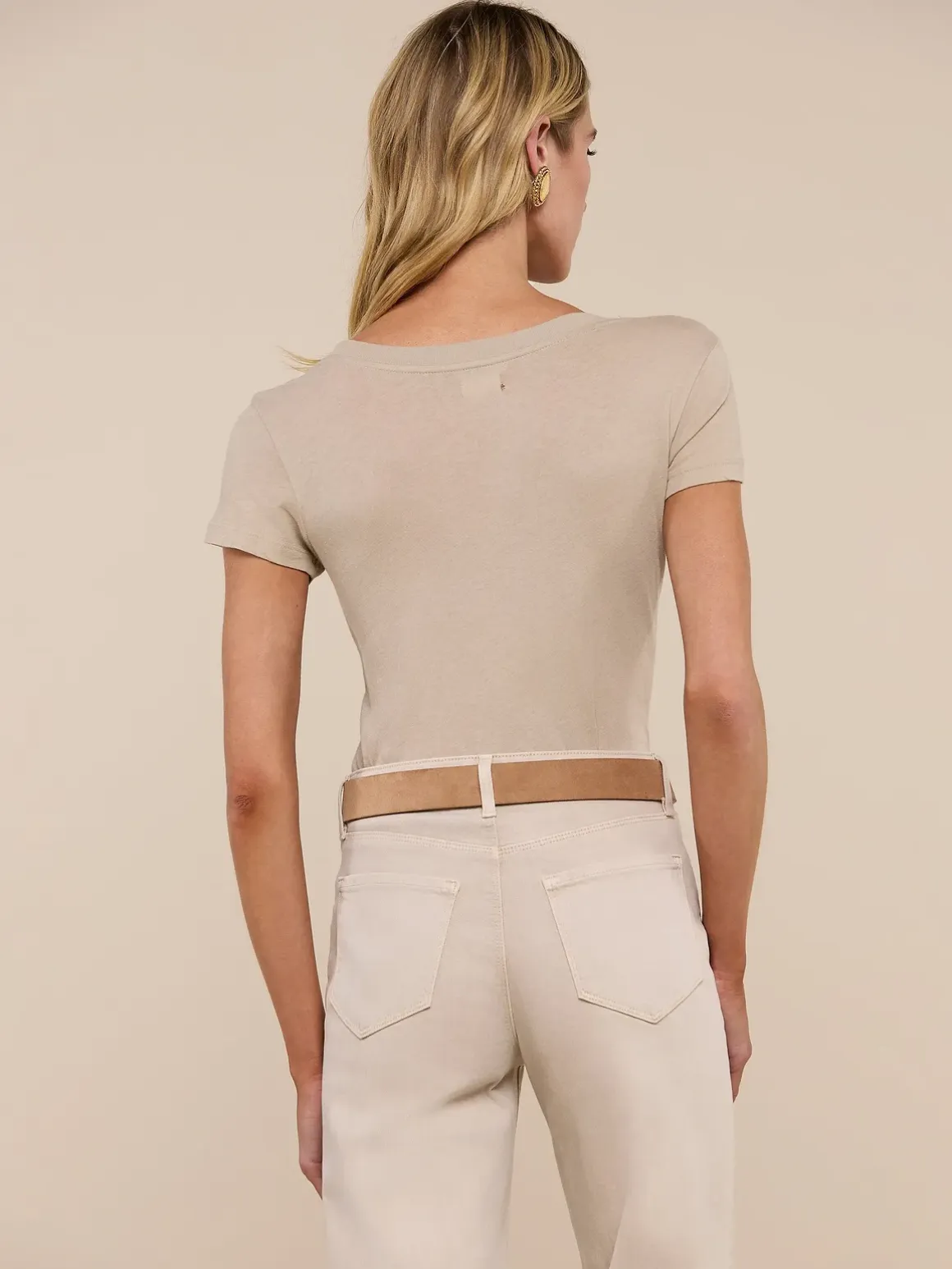 Cory Cotton Scoopneck Tee