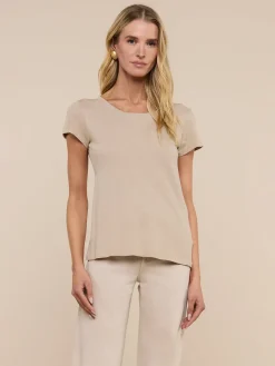 Cory Cotton Scoopneck Tee