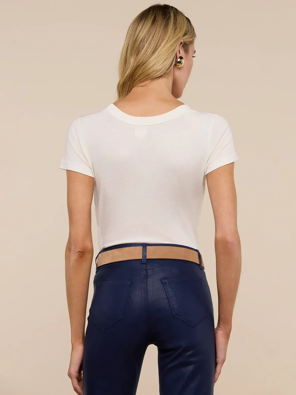 Cory Cotton Scoopneck Tee