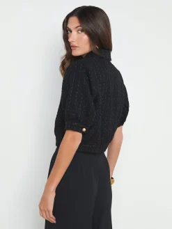 Cove Cropped Tweed Jacket