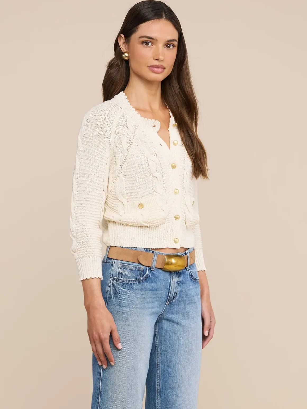Darcy Cable Knit Cardigan