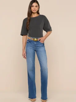 Daria Oversized Cropped Tee