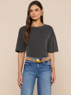 Daria Oversized Cropped Tee