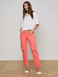 Daria Oversized Cropped Tee