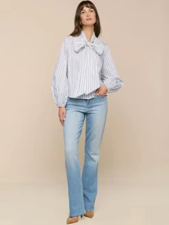 Deon Tie-Neck Blouse