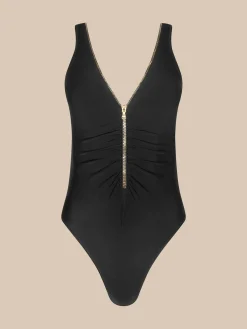 Dorrie Plunge One-Piece Swimsuit