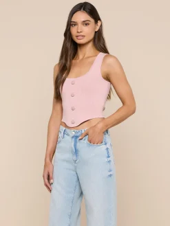 Dove Knit Corset Top