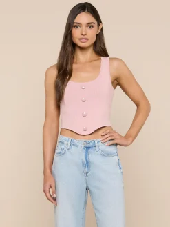 Dove Knit Corset Top