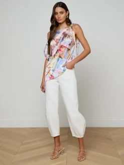 Driselle Scarf Top
