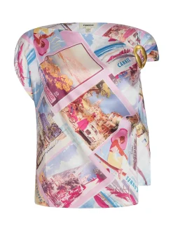 Driselle Scarf Top