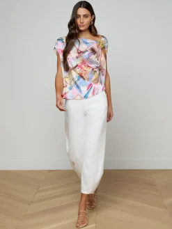 Driselle Scarf Top