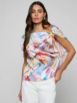 Driselle Scarf Top