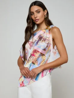 Driselle Scarf Top
