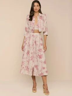 Eda Cropped Linen Jacket