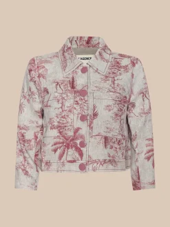 Eda Cropped Linen Jacket