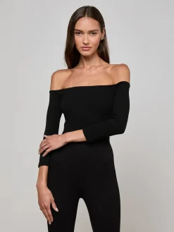 Evelyn Off-The-Shoulder Bodysuit