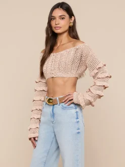 Fey Crocheted Top