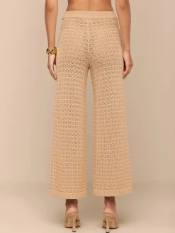 Gaelle Pointelle Knit Pant