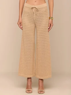 Gaelle Pointelle Knit Pant