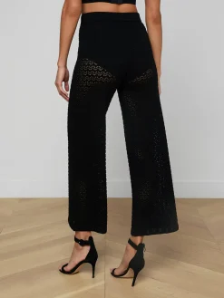Gaelle Pointelle Knit Pant