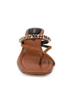Georgette Kitten-Heel Sandal