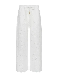Geraldine Eyelet Cover-Up Pant