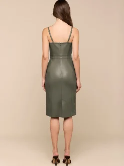 Halia Vegan Leather Dress
