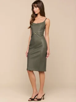 Halia Vegan Leather Dress