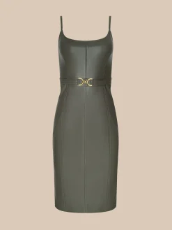 Halia Vegan Leather Dress