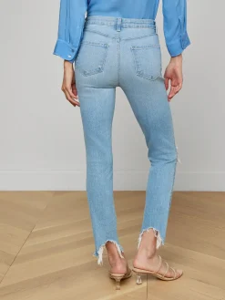 High Line Distressed Skinny Jean