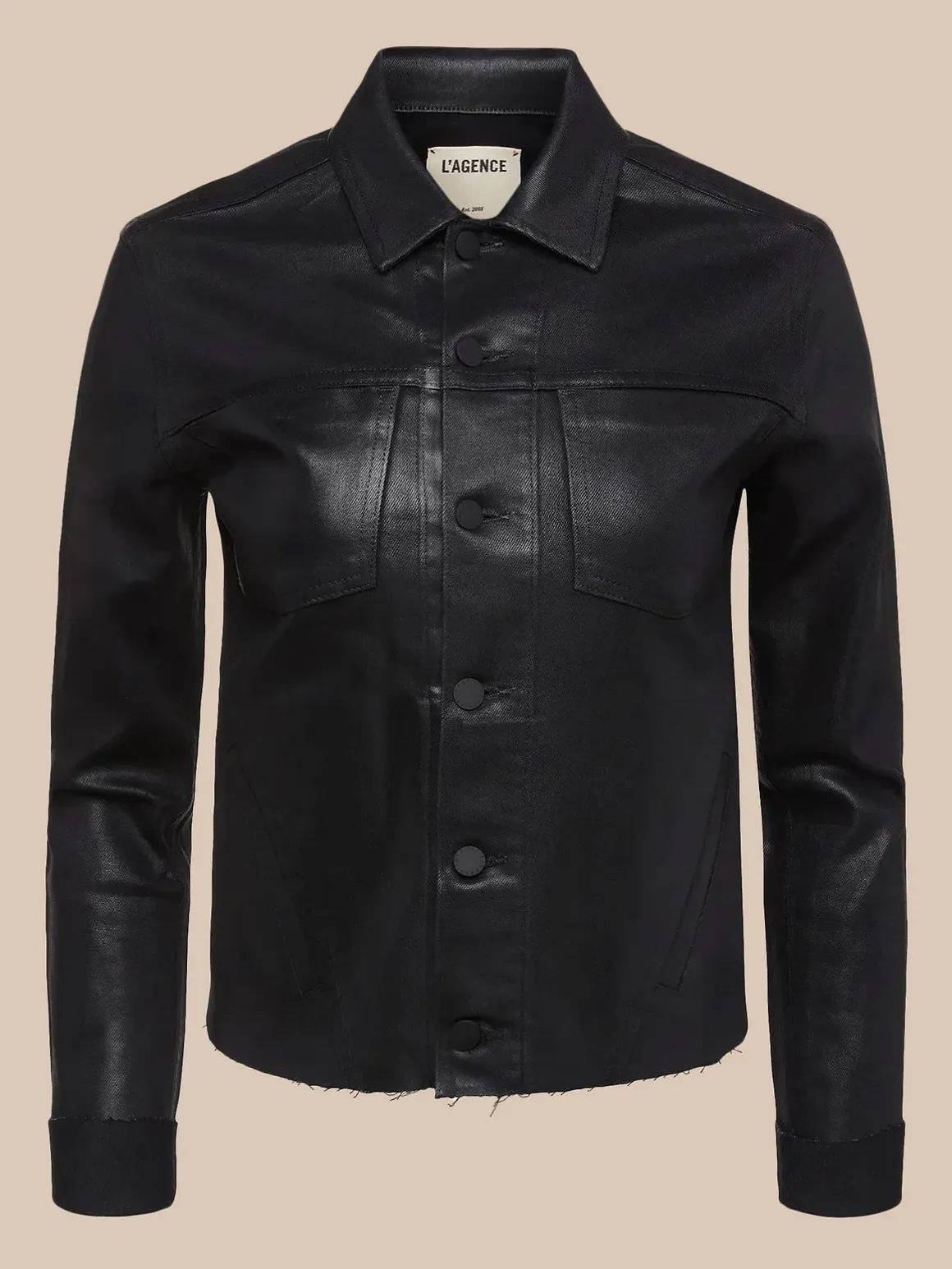 Janelle Coated Jean Jacket