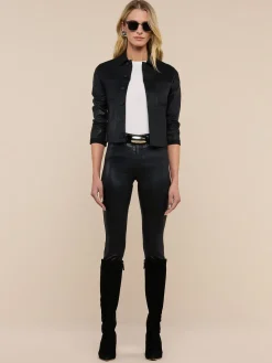 Janelle Coated Jean Jacket