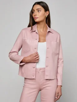 Janelle Coated Jean Jacket