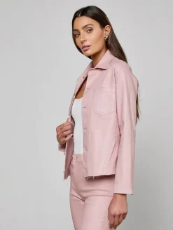 Janelle Coated Jean Jacket