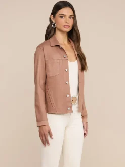 Janelle Coated Jean Jacket