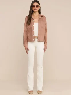 Janelle Coated Jean Jacket