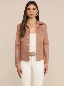 Janelle Coated Jean Jacket