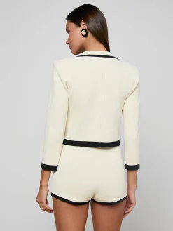 Janu Cropped Knit Jacket