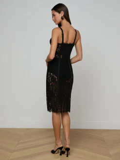 Jennifer Lace Midi Dress
